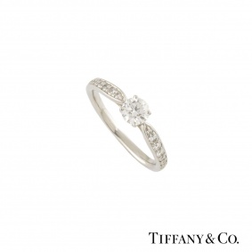 Tiffany Harmony Diamond Ring 0.32ct F/VS2